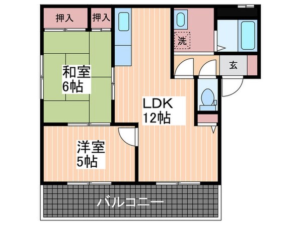 シンフォニーＭ　Ａ棟の物件間取画像